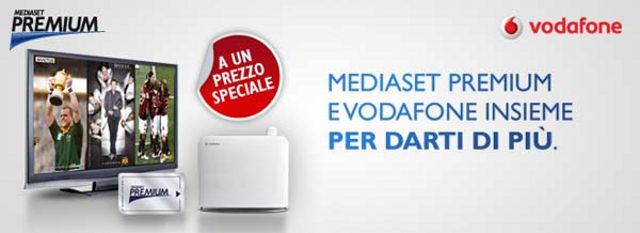 Offerta Vodafone e Mediaset Premium