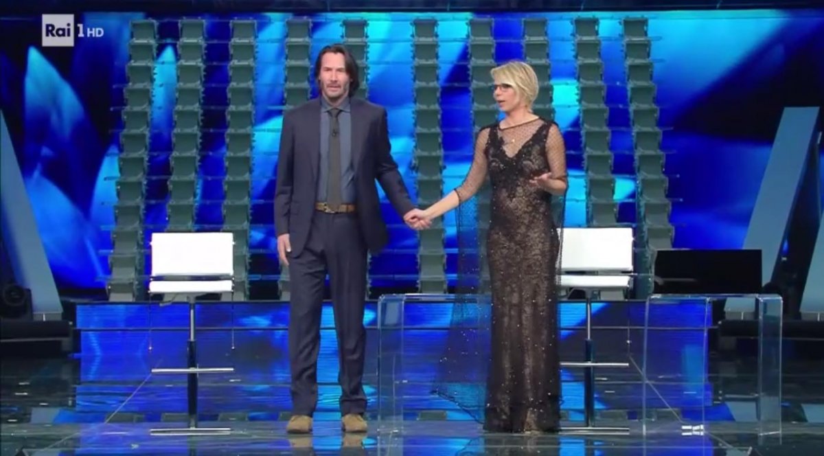 Keanu Reeves a Sanremo 2017