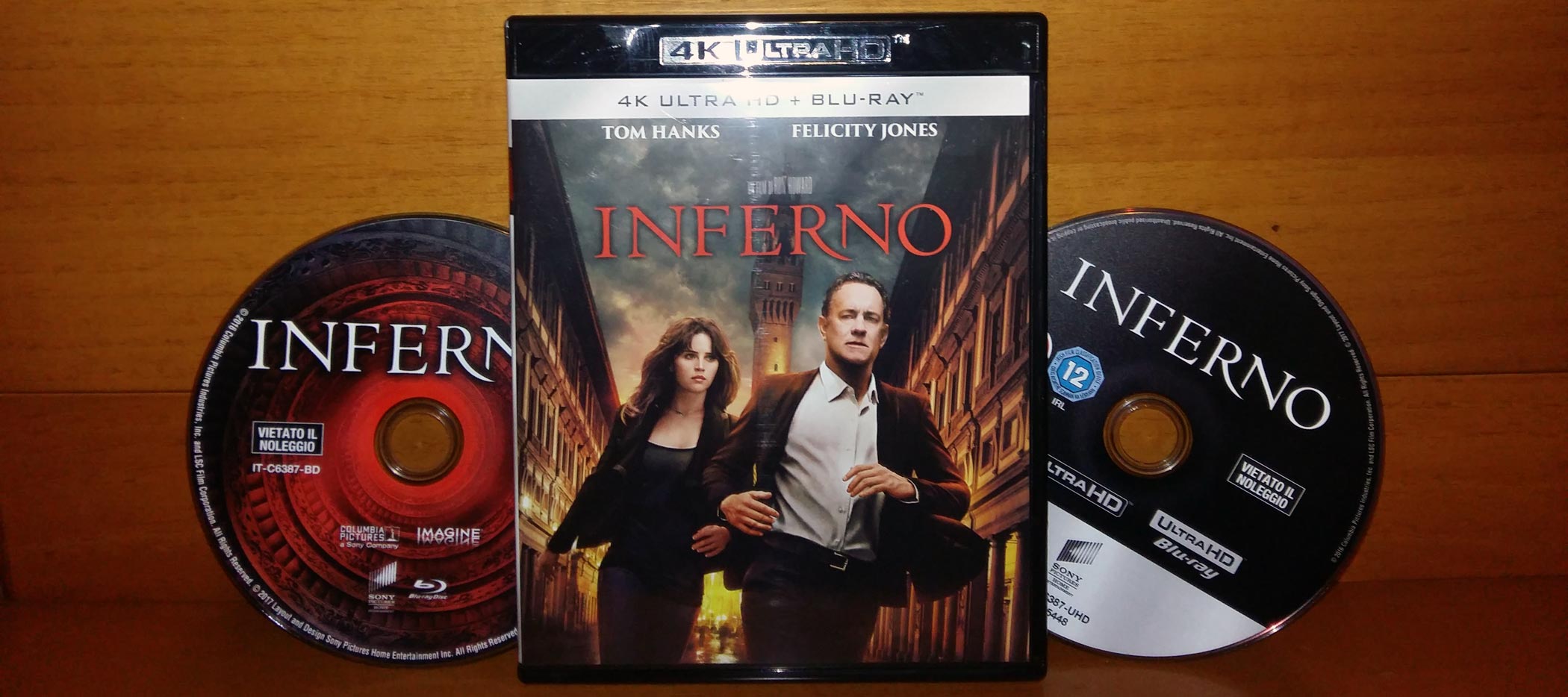 Inferno Blu-ray 4k UHD