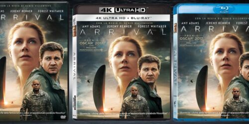 Arrival con Amy Adams e Jeremy Renner in DVD, Blu-ray, 4K Ultra HD e Digitale