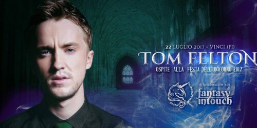 Tom Felton alla Festa dell'Unicorno 2017