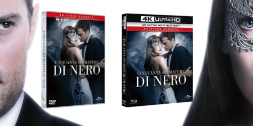 Cinquanta Sfumature di Nero Edizione Segreta in DVD, Blu-ray e 4K Ultra HD: pack e contenuti extra