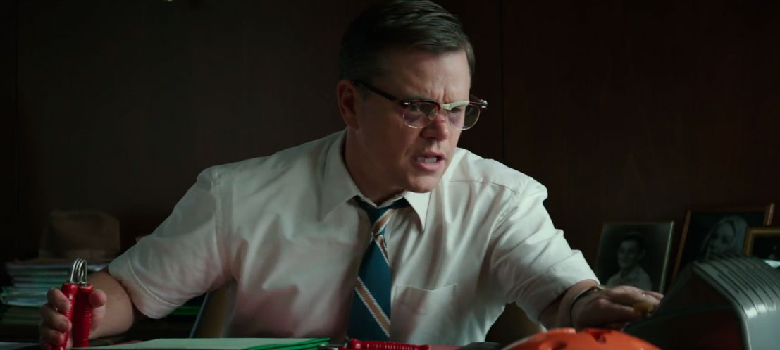 Clip Tenente all'interfono dal film Suburbicon