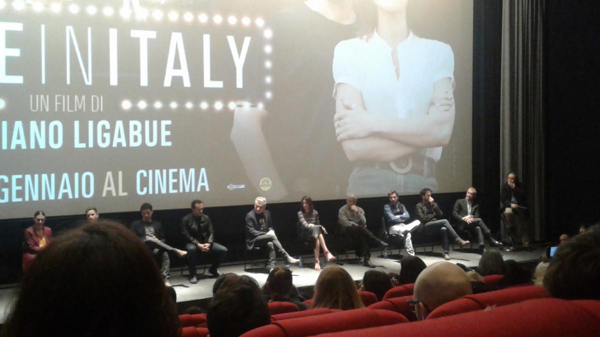 Ligabue a Roma presenta il suo film Made In Italy