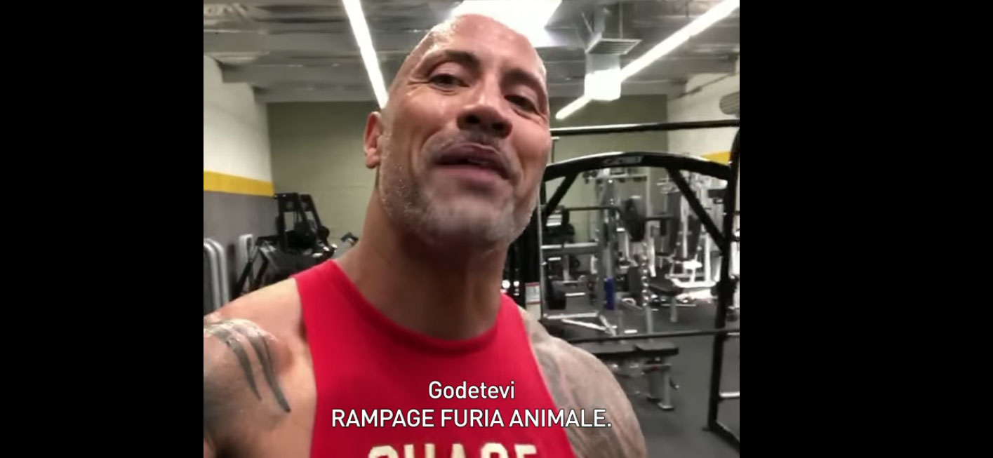 Dwayne Johnson parla di Rampage - Furia animale