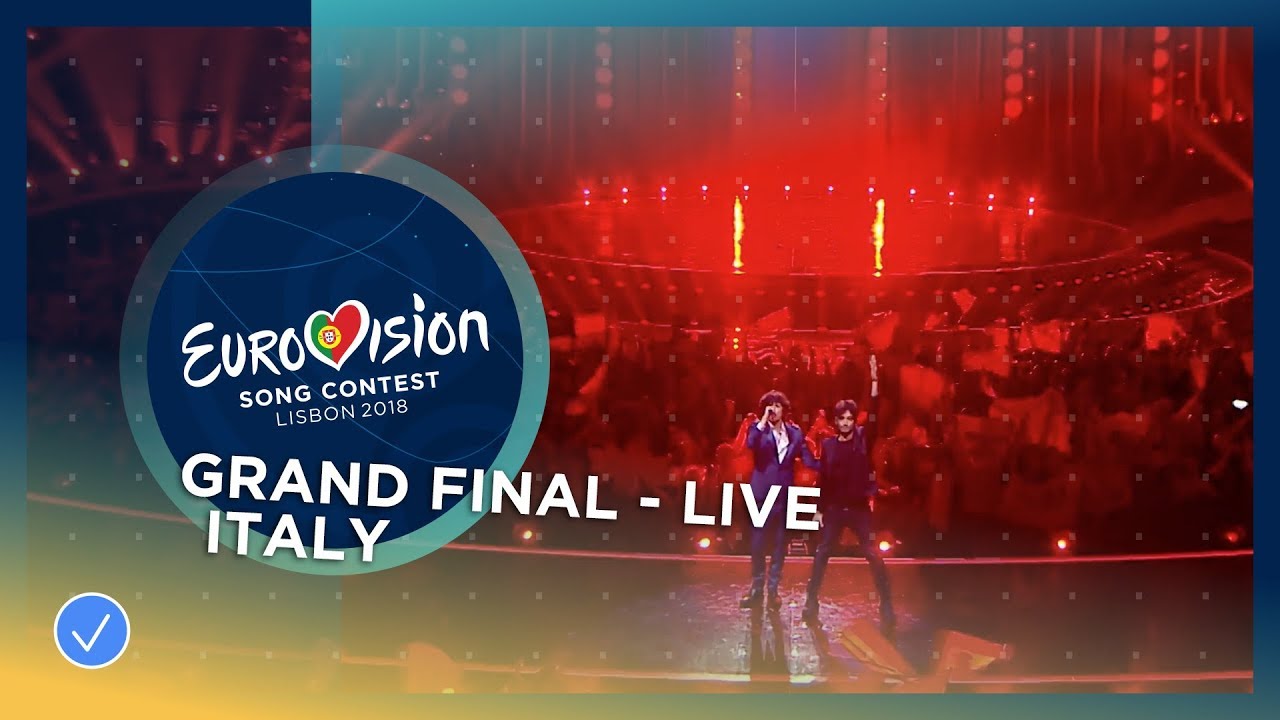 Ermal Meta e Fabrizio Moro 'Non Mi Avete Fatto Niente' alla Finale dell'Eurovision Song Contest 2018