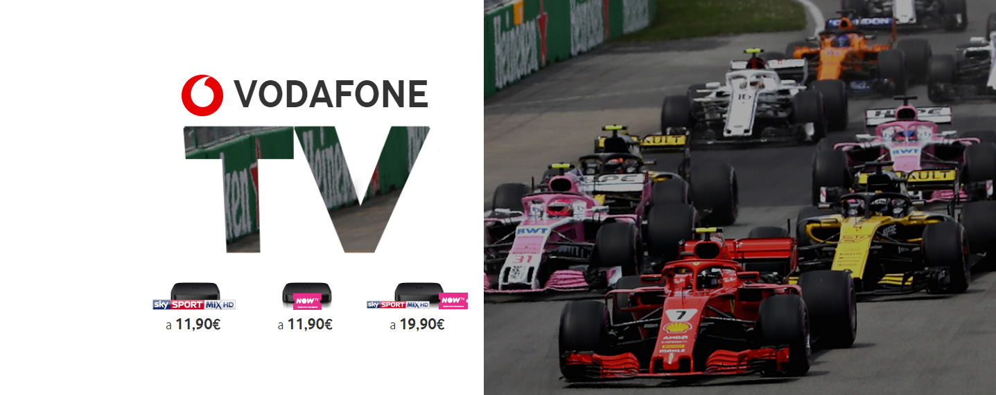 Vodafone TV, nuove offerte con Sky Sport MIX e NOW TV