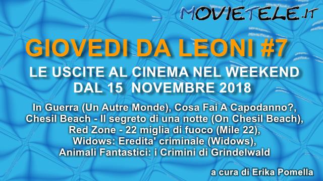 Giovedì da leoni n7, film al cinema dal 15 Novembre 2018: parliamone