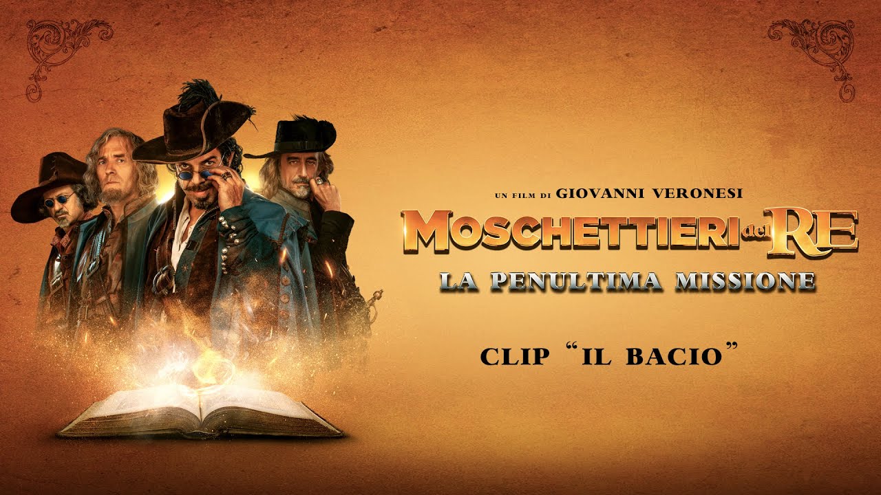 Clip Il bacio dal film Moschettieri Del Re di Giovanni Veronesi