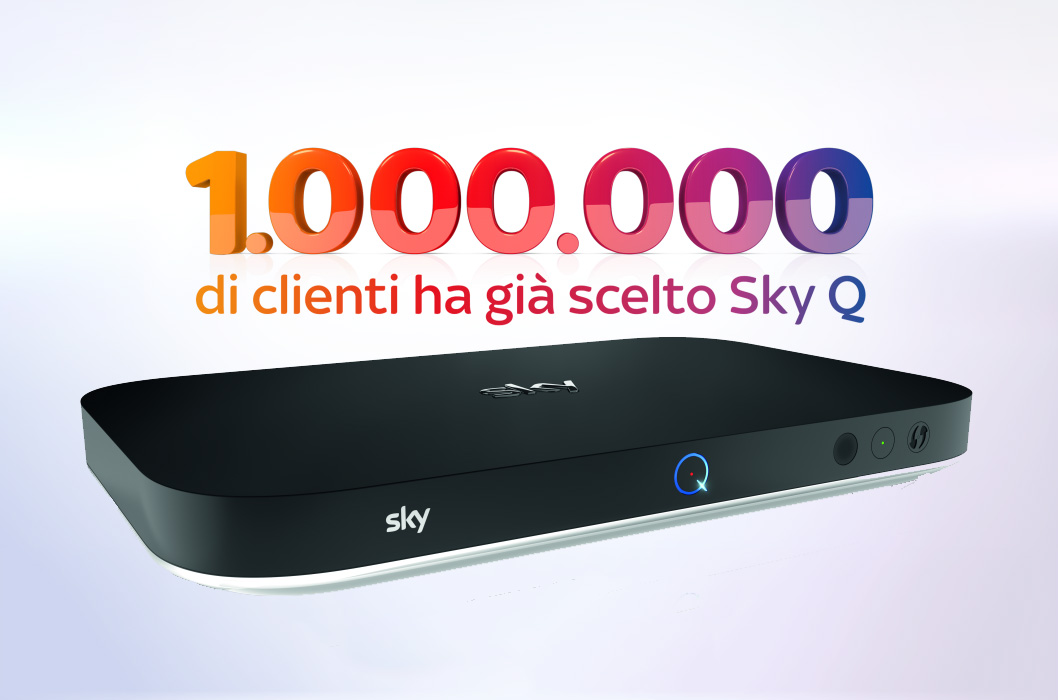 Sky Q in Italia per 1 milione di clienti