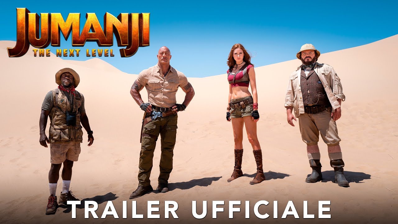 Jumanji: The Next Level, Primo Trailer italiano