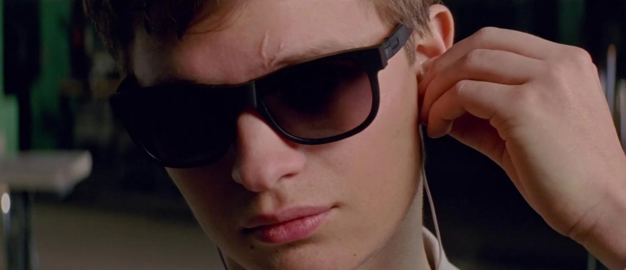 Ansel Elgort in Baby Driver