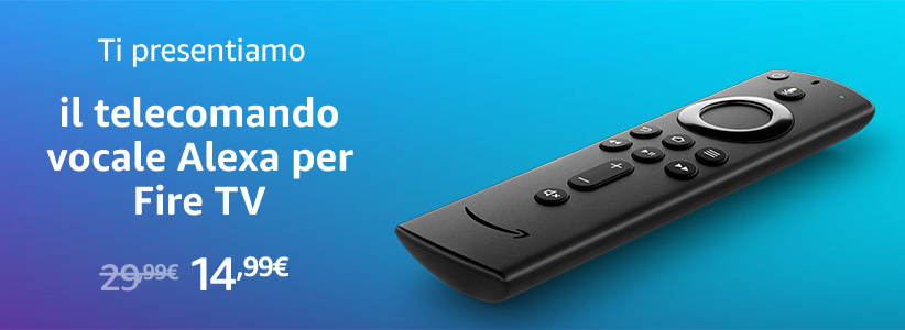 Telecomando vocale Alexa di nuova generazione per Fire TV