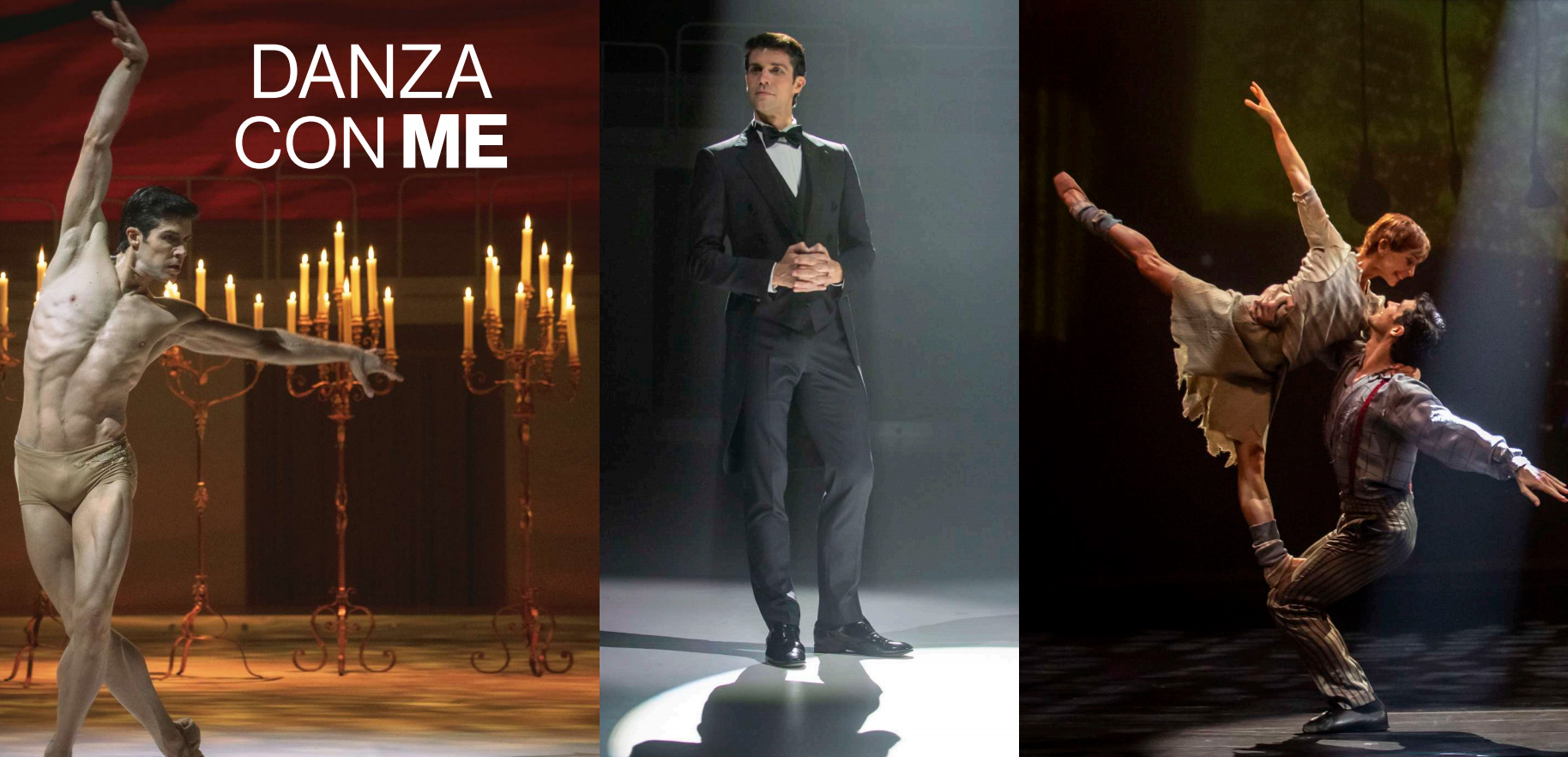 Roberto Bolle in Danza con me a Capodanno 2020 su Rai1