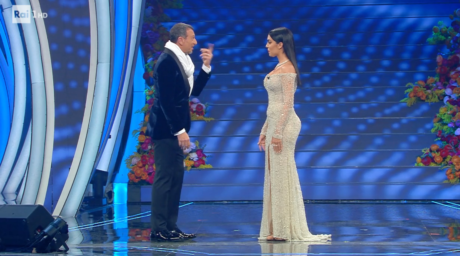 Georgina Rodriguez a Sanremo 2020