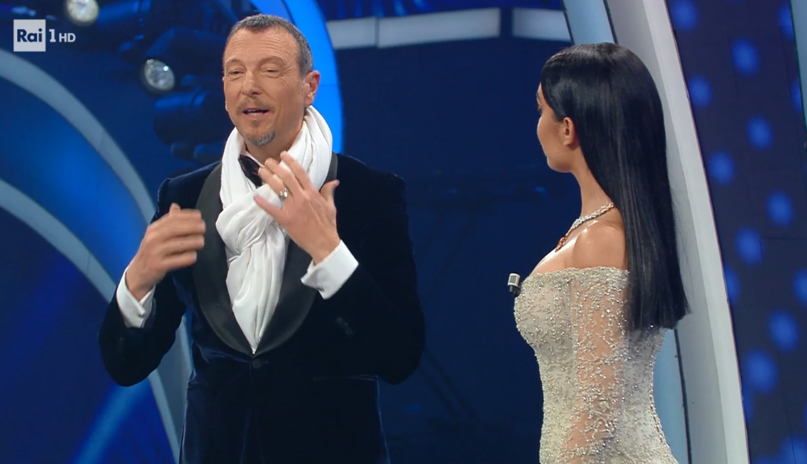 Georgina Rodriguez a Sanremo 2020