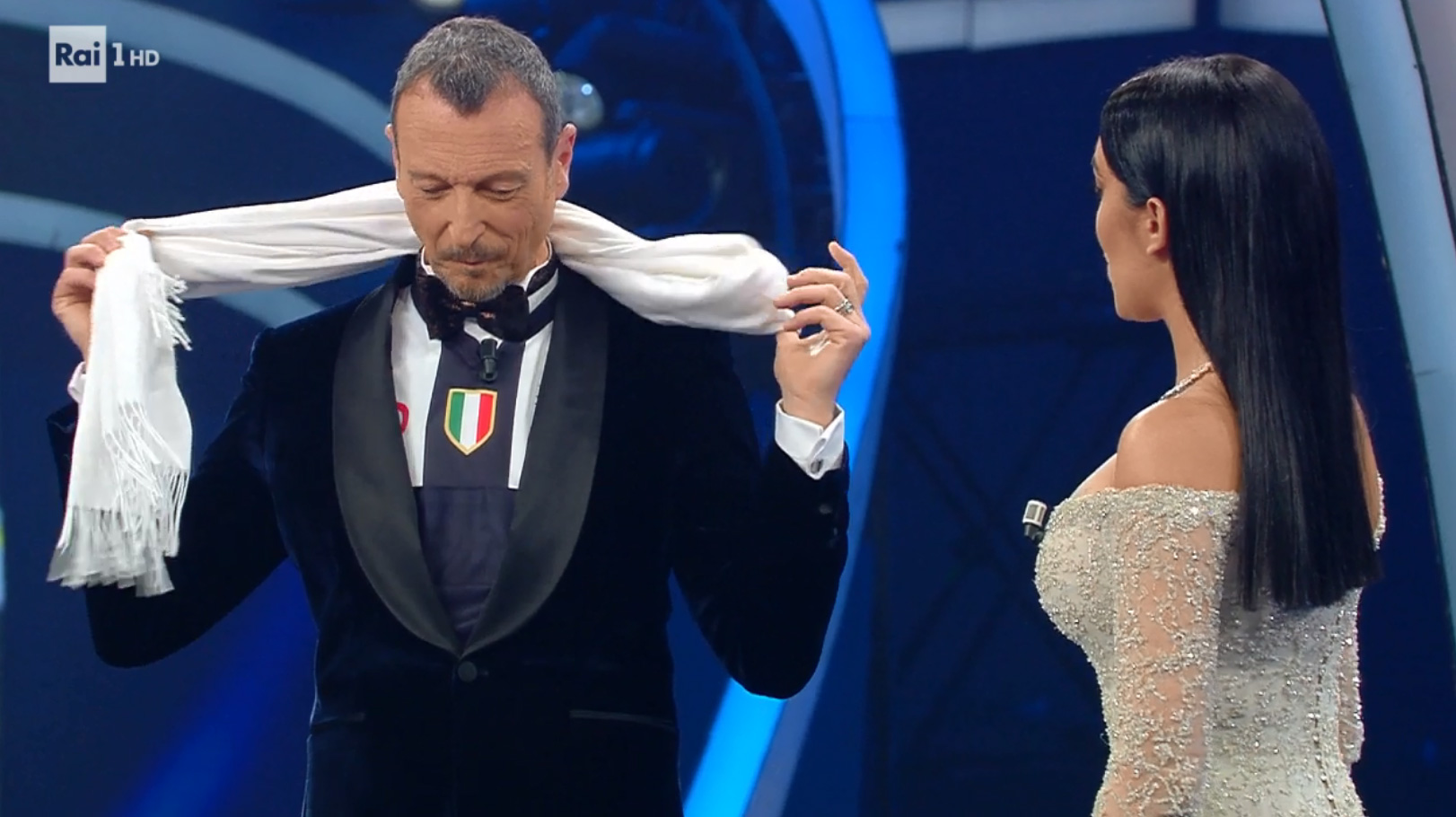 Georgina Rodriguez a Sanremo 2020