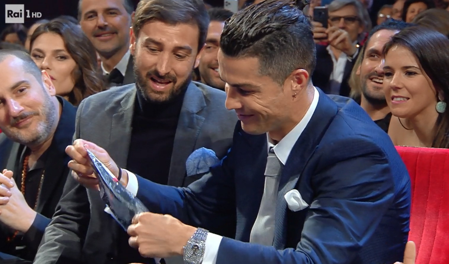 Cristiano Ronaldo a Sanremo 2020