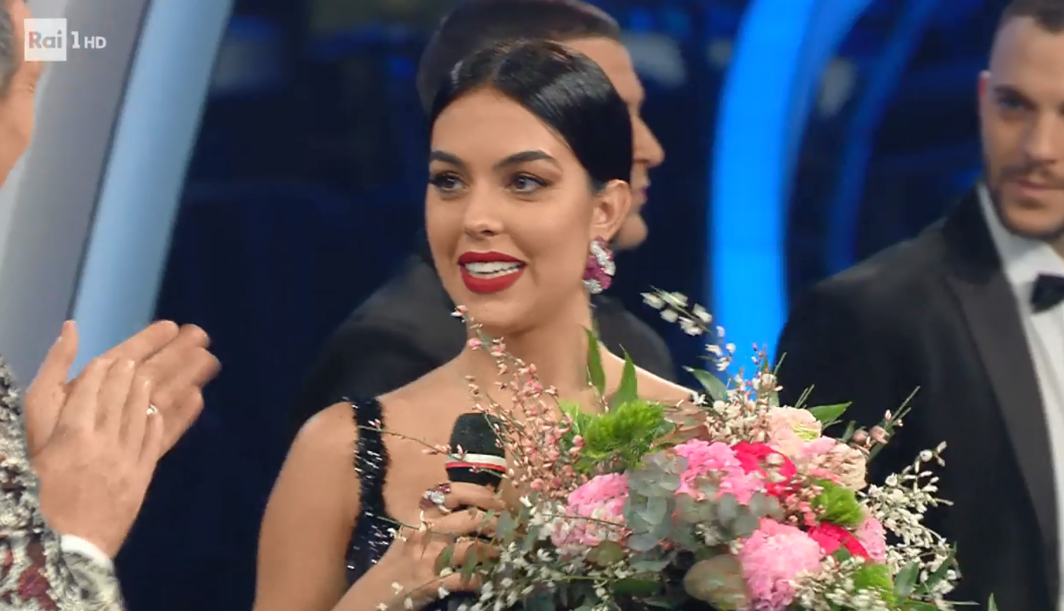 Georgina Rodriguez balla un tango a Sanremo 2020