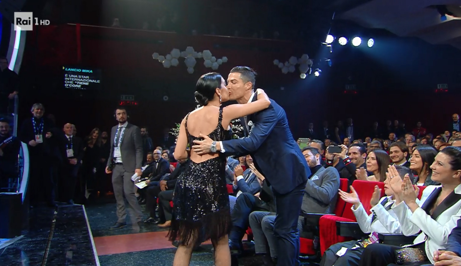 Georgina Rodriguez balla un tango a Sanremo 2020