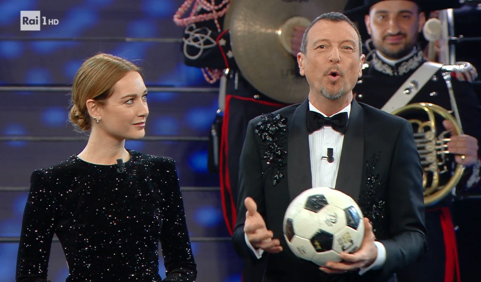 Cristiana Capotondi a Sanremo 2020