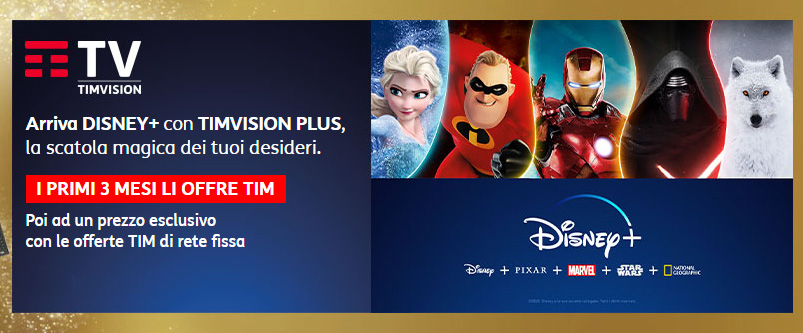 TIM Mondo Disney Plus