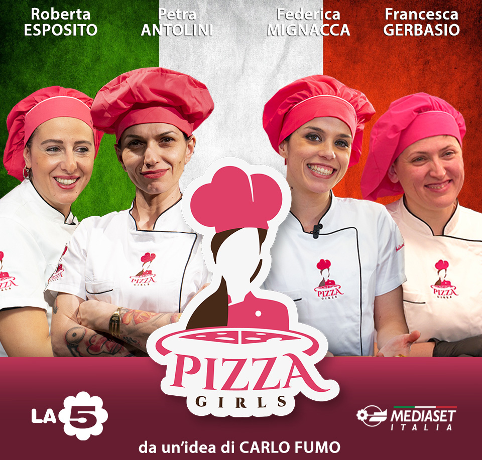 Pizza Girls: Petra Antolini, Federica Mignacca, Francesca Gerbasio e Roberta Esposito