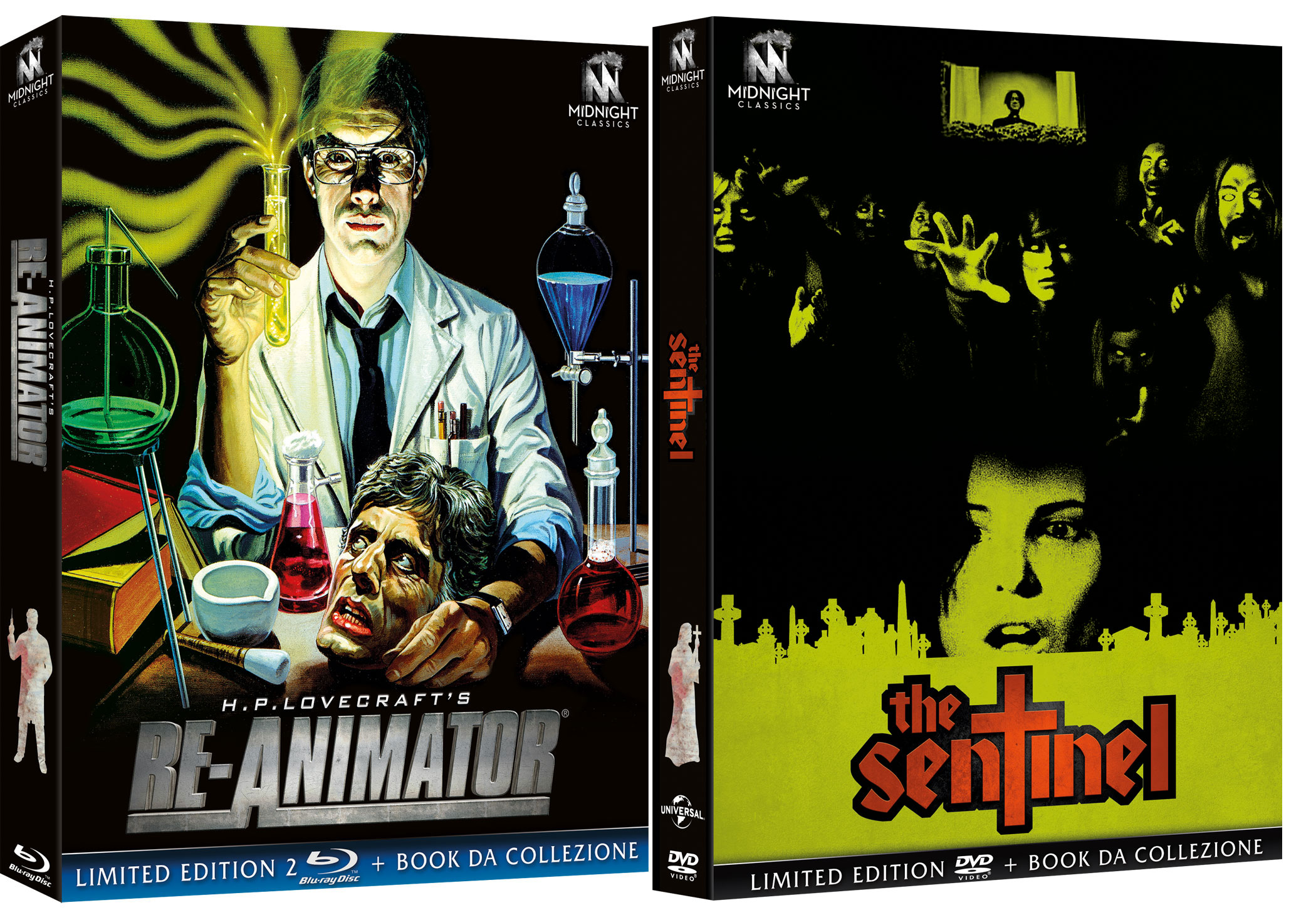 Re-Animator e The Sentinel in DVD e Blu-ray