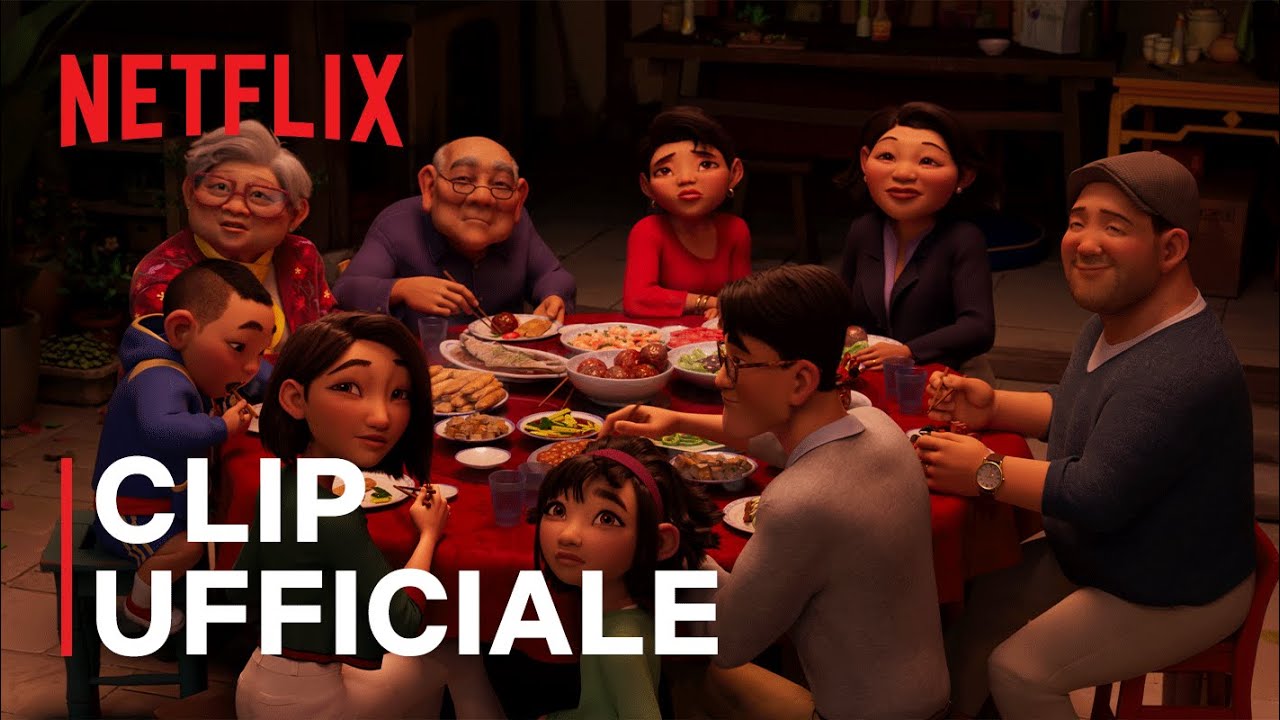 Cena in famiglia: Clip dal film Over the Moon - Il fantastico mondo di Lunaria