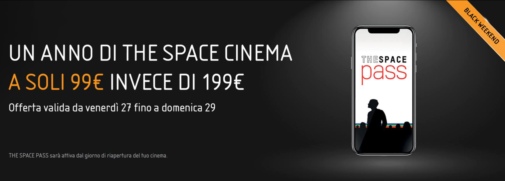 The Space Pass a prezzo speciale per Black Friday 2020