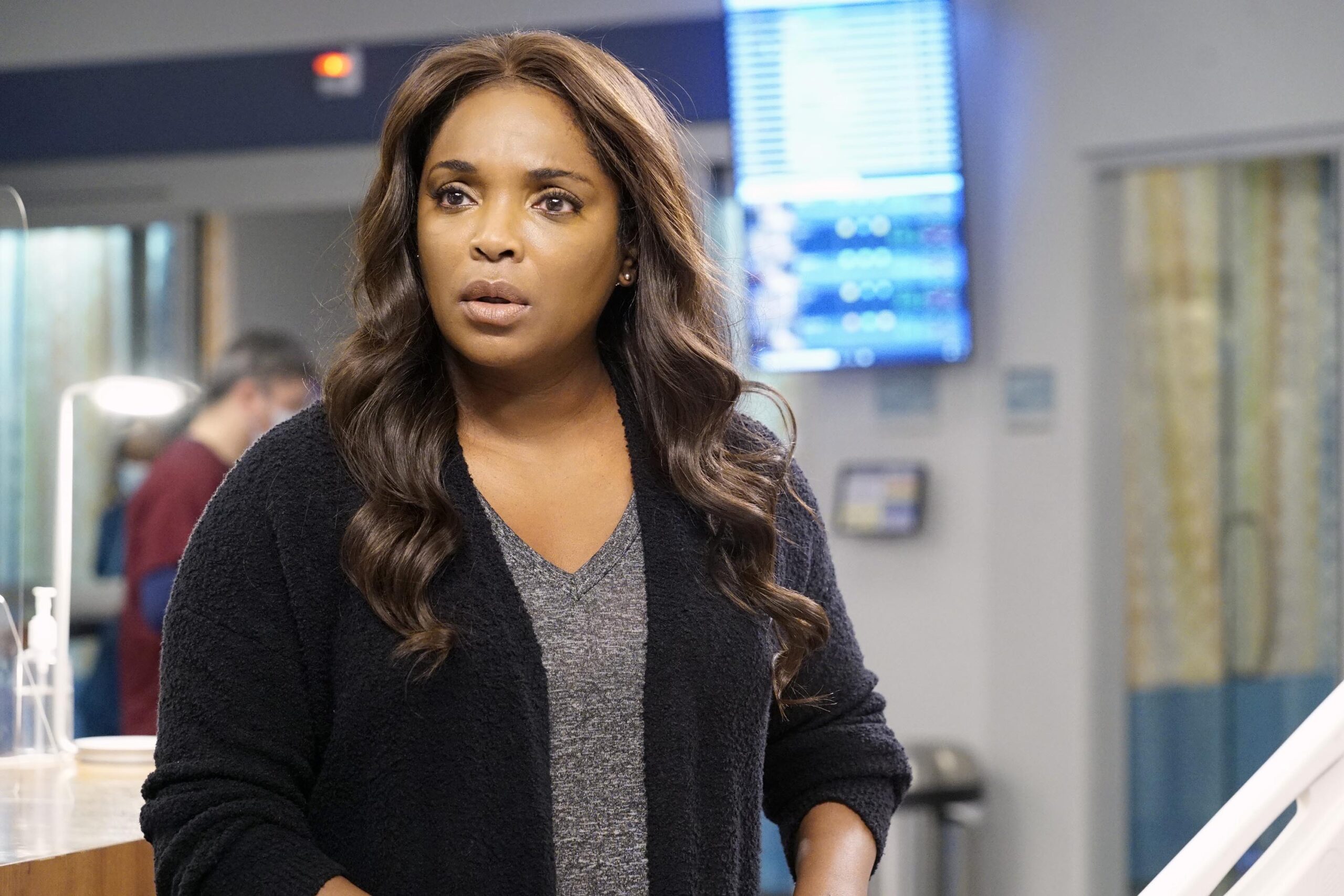 Marlyne Barrett come Maggie Lockwood in Chicago Med 6x06 'Don't Want To Face This Now' [tag: Marlyne Barrett] [credit: foto di Elizabeth Sisson/NBC; Copyright 2020 NBCUniversal Media, LLC; courtesy of Mediaset]