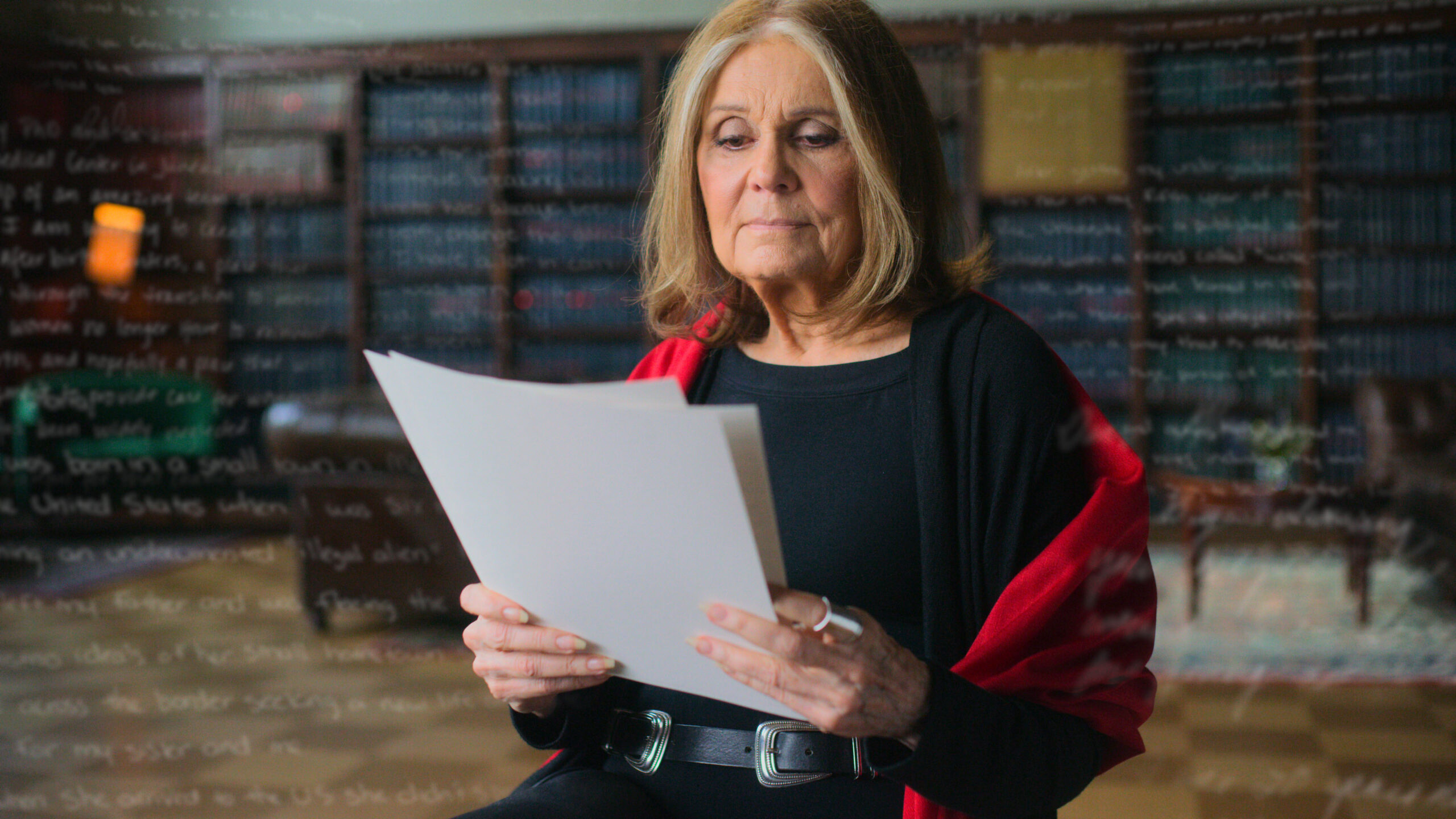 Gloria Steinem in 'Dear...' su Apple TV Plus [tag: Gloria Steinem] [credit: Apple TV Plus]