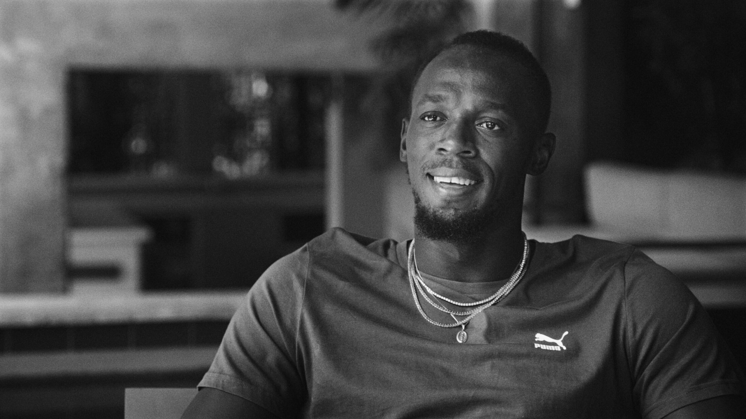 Usain Bolt in Il codice dei campioni 1x04 [tag: Usain Bolt] [credit: courtesy of Apple TV Plus]