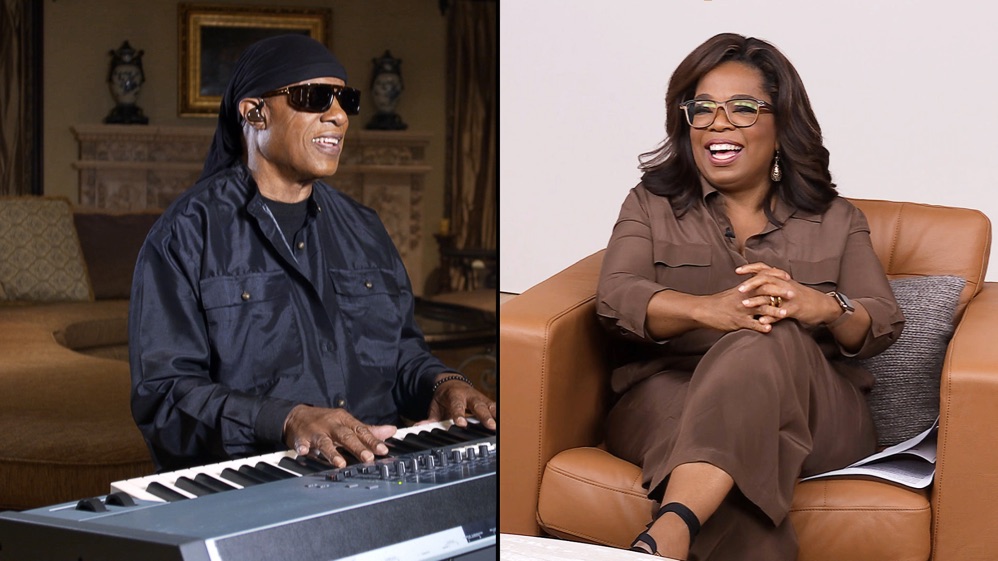 The Oprah Conversation 1x09 - Stevie Wonder [tag: Stevie Wonder, Oprah Winfrey] [credit: courtesy of Apple TV Plus]