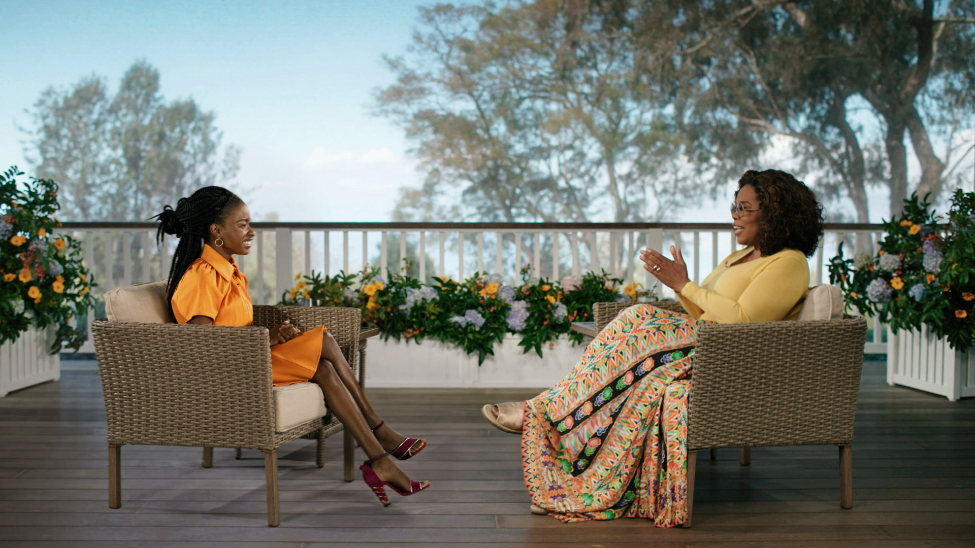 The Oprah Conversation 1x12 - Amanda Gorman [tag: Amanda Gorman, Oprah Winfrey] [credit: courtesy of Apple TV Plus]