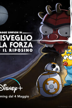 locandina Maggie Simpson in Il risveglio della Forza dopo il riposino