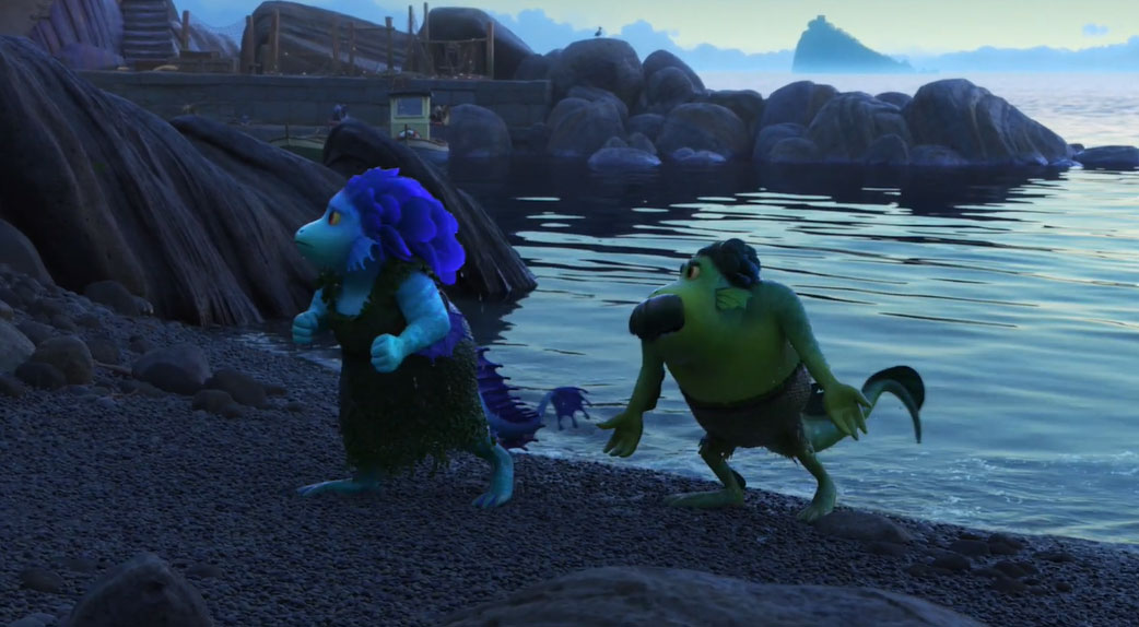 I Mostri Terreni: clip dal film Luca di Disney e Pixar, su Disney Plus