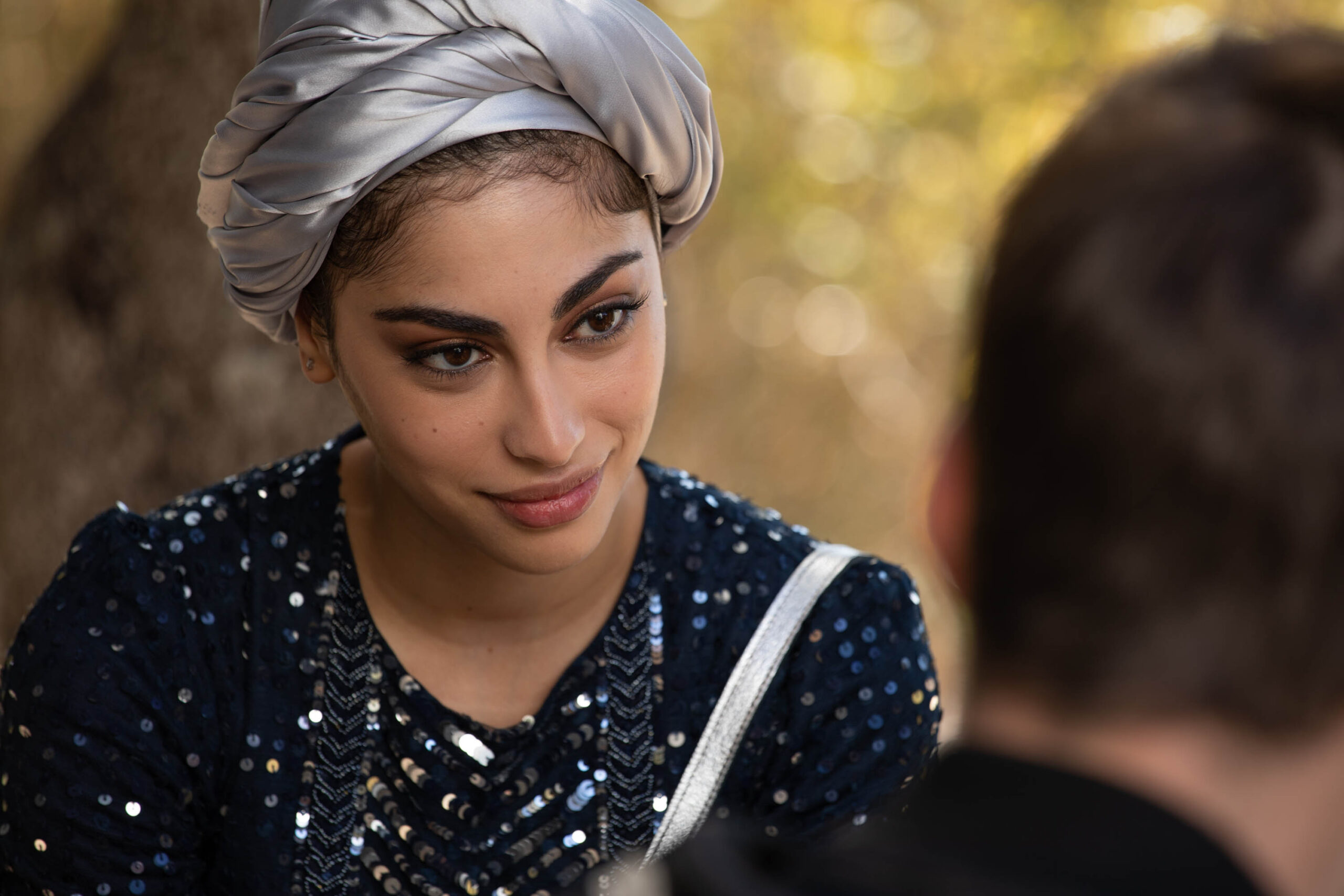 Mina El Hammani è Nadia in Elite - Storie brevi: Nadia Guzmán - Parte 3 - Foto dal set [tag: Mina El Hammani] [credit: Matías Uris/Netflix]