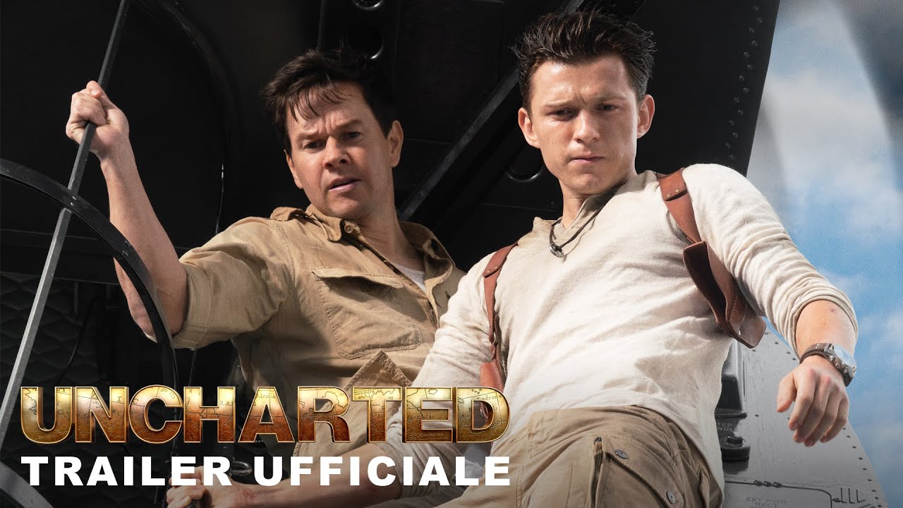 Uncharted, Trailer film con Tom Holland e Mark Wahlberg