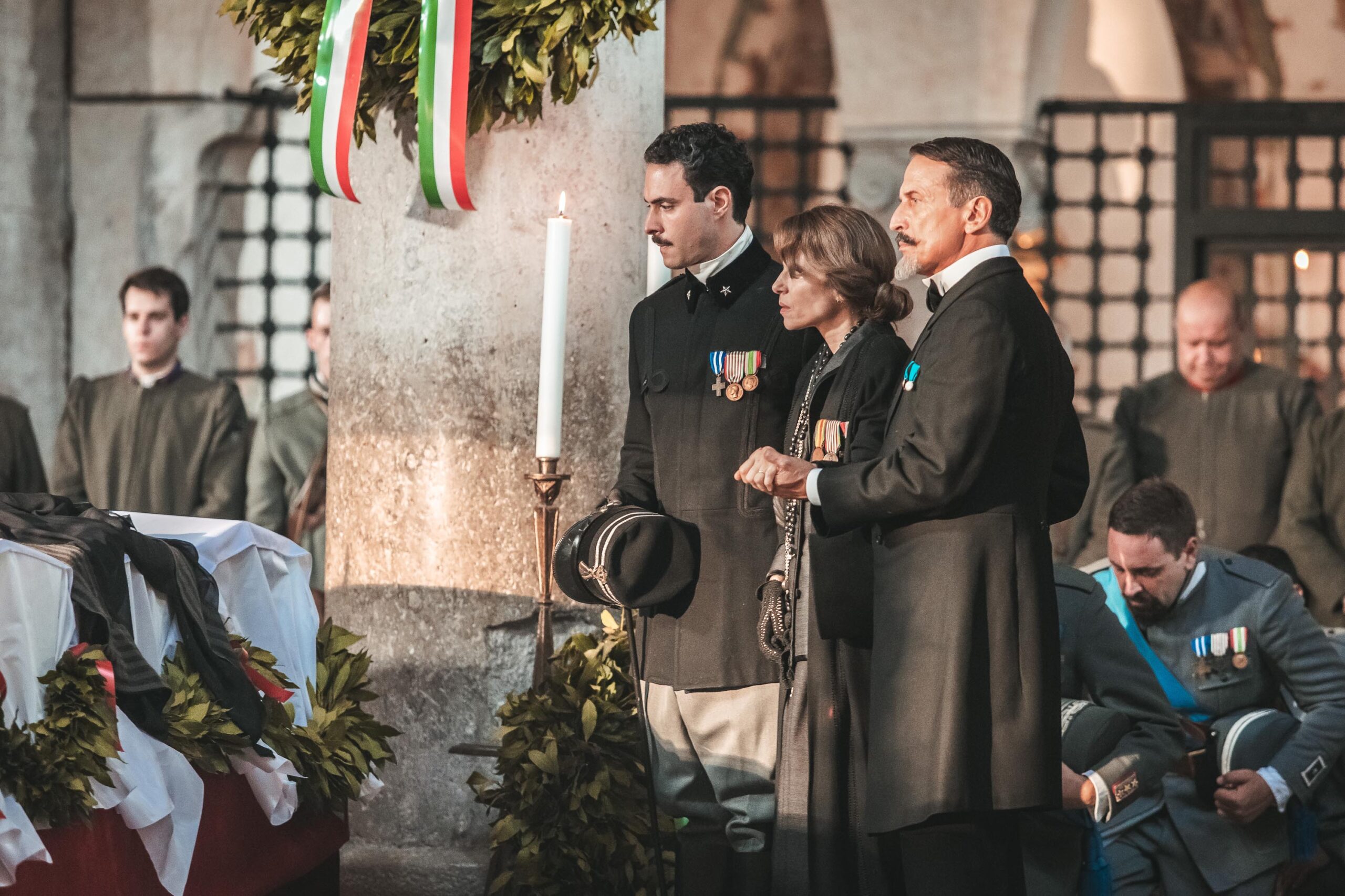 Sonia Bergamasco, Alessio Vassallo e Cesare Bocci in La scelta di Maria [credit: foto di Nicola Oleotto; courtesy of Ufficio Stampa film]