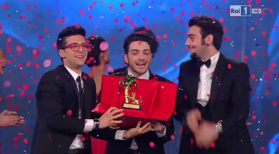 Sanremo 2015: Finale Live: IL VOLO vincono Sanremo 2015