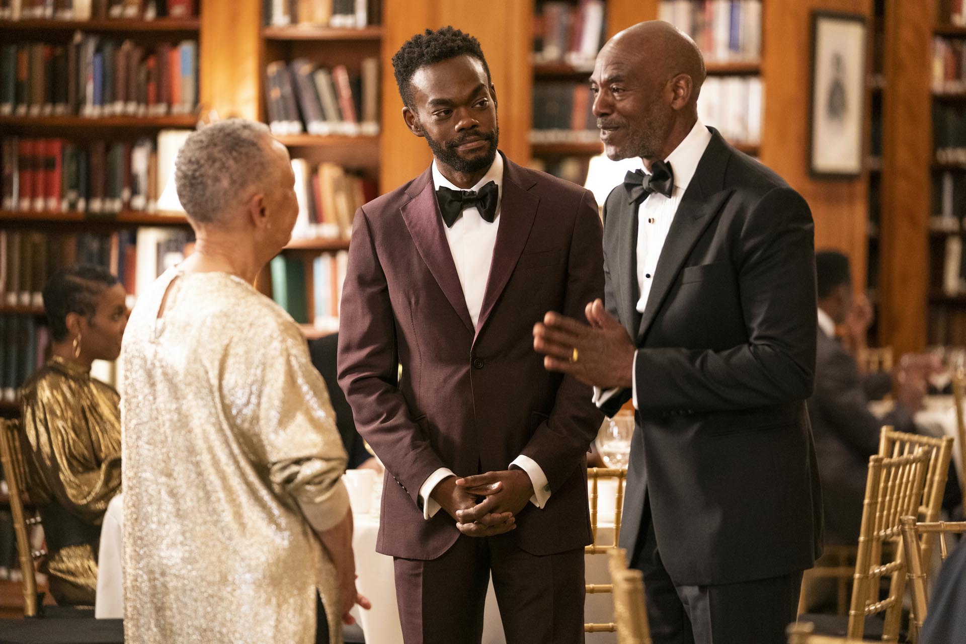 Nikki Giovanni, William Jackson Harper, John Earl Jelks in Love Life 2x05 [credit: Sarah Shatz/HBO Max; courtesy of WarnerMedia]