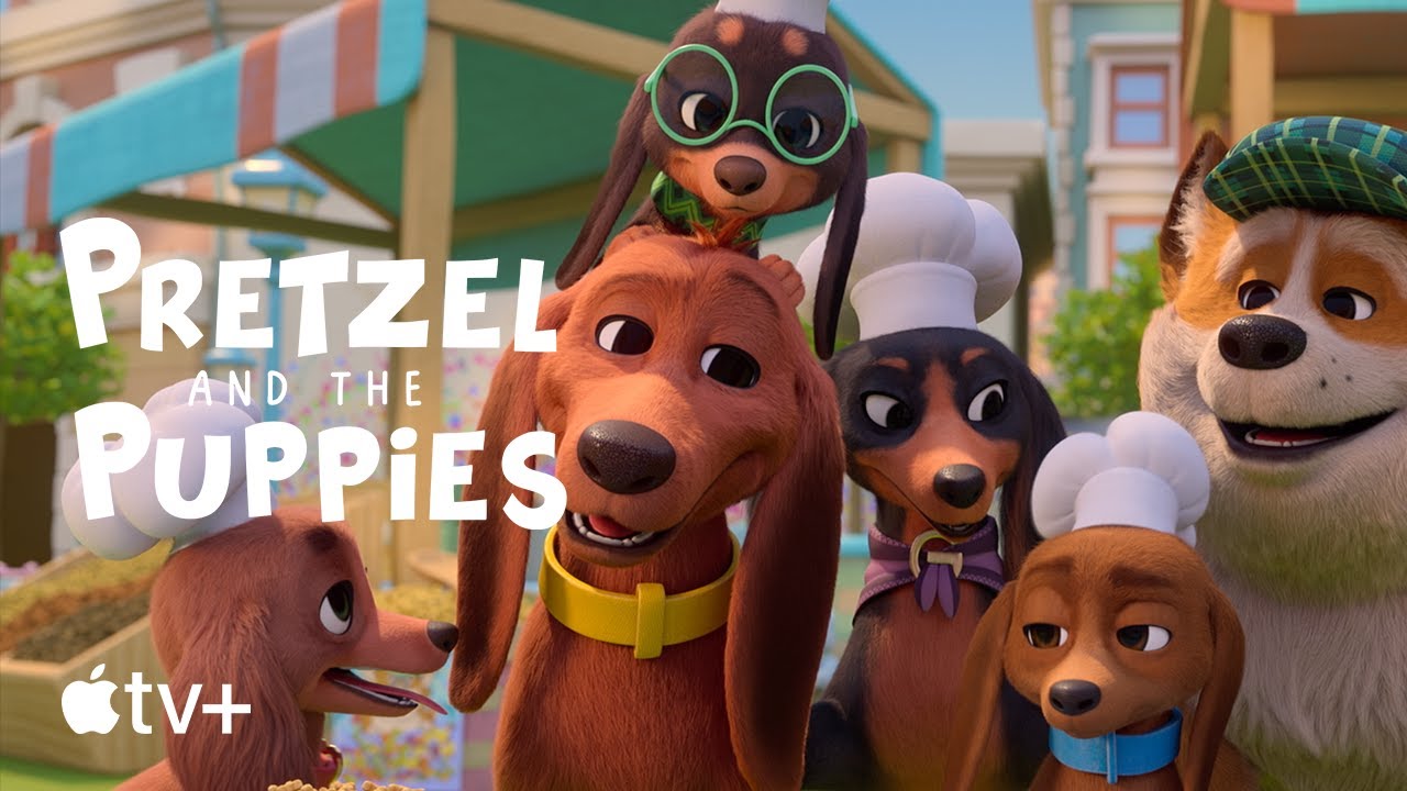 Trailer Pretzel e i suoi cuccioli, nuova serie animata per bambini e famiglie su Apple TV Plus