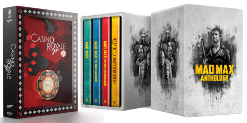 Mad Max Anthology Steelbook e Casino Royale – Titans of Cult in Home Video