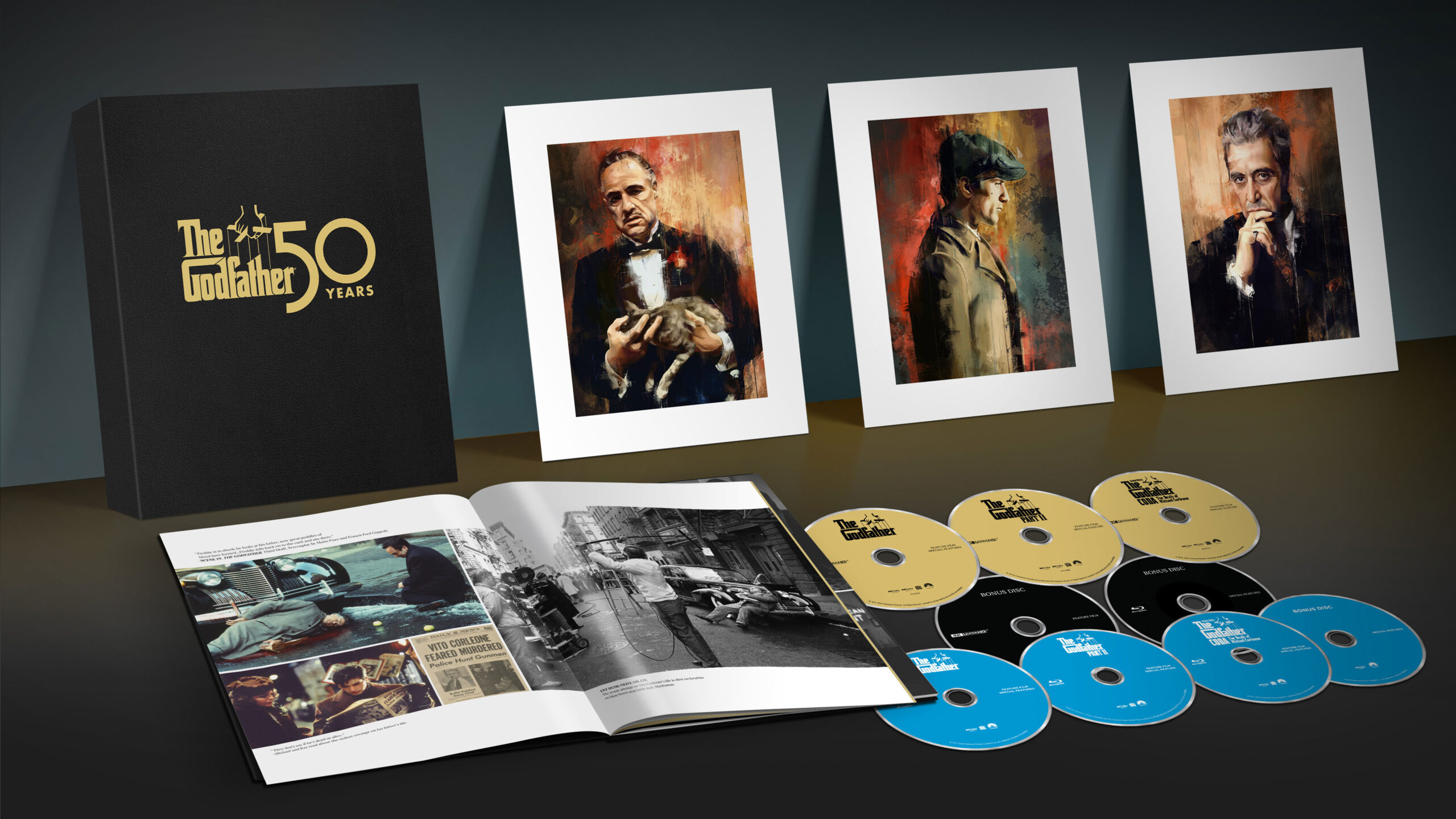 Il Padrino Trilogia - Edizione 50 Anniversario (Collector's Edition) in UHD + Blu-ray