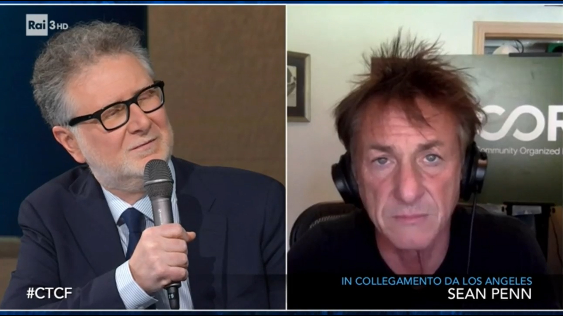 Sean Penn a Che Tempo Che Fa Domenica 13 marzo 2022