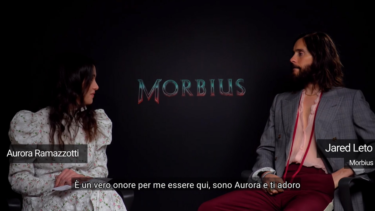 Morbius: l'intervista a Jared Leto di Aurora Ramazzotti