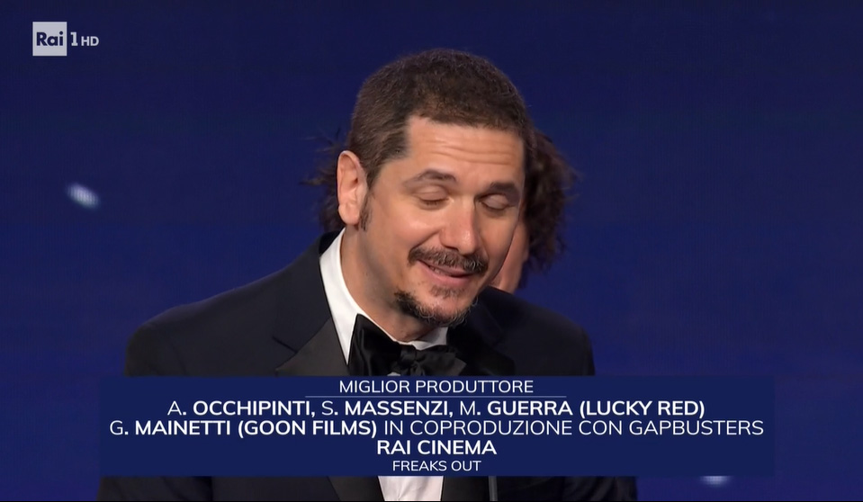 Premio David di Donatello 2022 - Miglior Produttore Freaks Out [Andrea Occhipinti, Stefano Massenzi, Mattia Guerra (Lucky Red) - Gabriele Mainetti (Goon Films) - Rai Cinema]