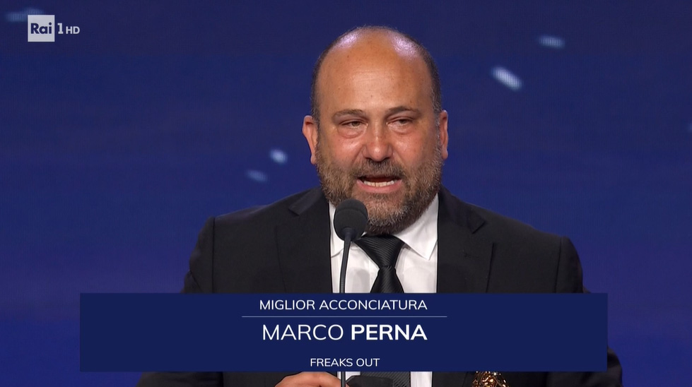 Premio David di Donatello 2022 - Miglior Acconciatura a Marco Perna per Freaks Out