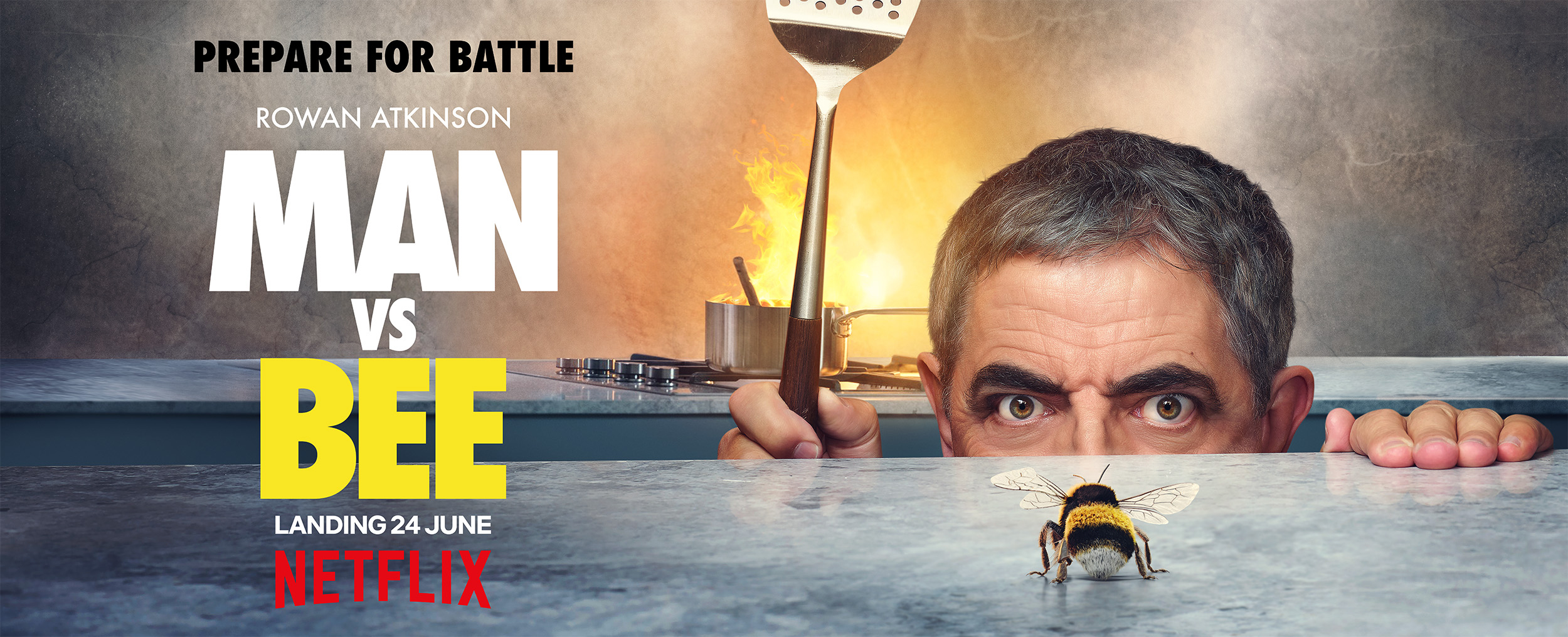 Man Vs Bee - Poster orizzontale